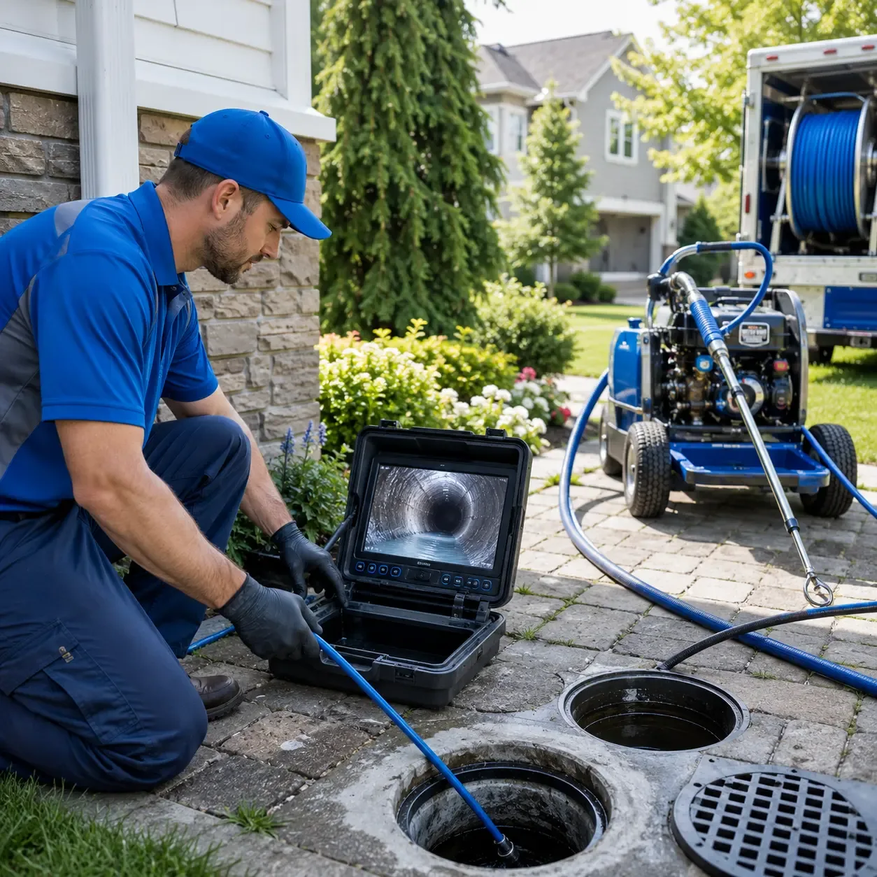 Outdoor drain cleaning professionals serving Bevinsville, KY